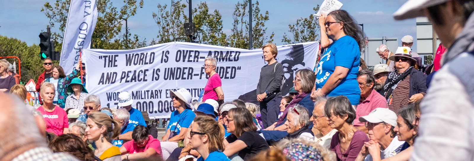 Arms fair protest